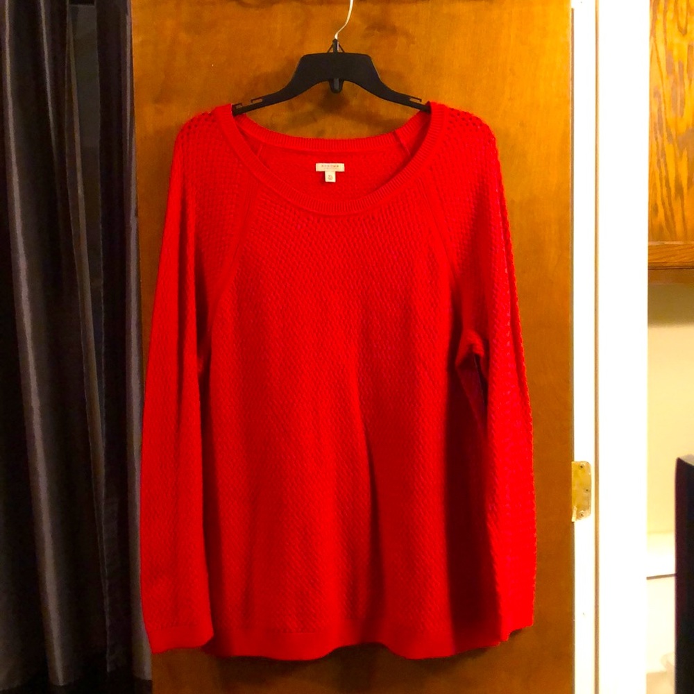 Red sweater